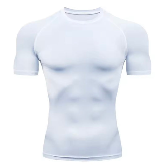 T-shirt de compression blanc