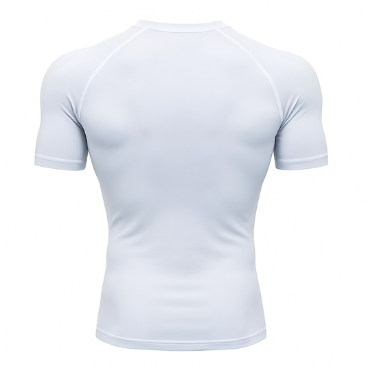 T-shirt de compression blanc Superphysique